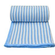 T-TOMI kötött takaró Spring Fehér-kék, 80 × 100 cm, 80 × 100 cm - Pléd