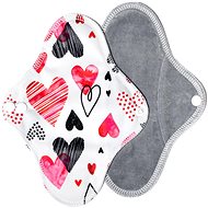 T-TOMI Cloth Pad Day, Hearts - Sanitary Pads