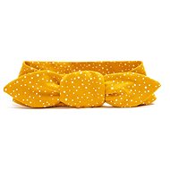T-TOMI headband - baby, Mustard Dots - Hairband