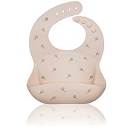 PETITE&MARS Silicone Bib Sam, Beige Dandelion - Bib