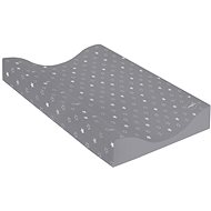 CEBA BABYSoft Cosy Changing Mat 50 × 70cm, Stars Dark Grey - Changing Pad