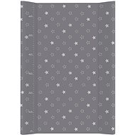 CEBA BABY Comfort Changing Pad with Solid Board 50 × 70cm, Stars Dark Grey - Changing Pad