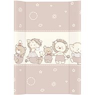 CEBA BABY Comfort Changing Mat with Solid Board 50 × 80cm, Duckies Brown - Changing Pad