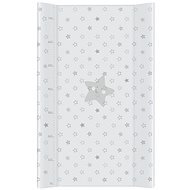 CEBA BABY Comfort prebaľovacia podložka s pevnou doskou 50 × 80 cm, Hviezdy šedá - Prebaľovacia podložka