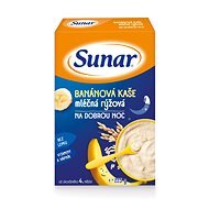 Sunar banánová kaša mliečna ryžová na dobrú noc 225 g - Mliečna kaša