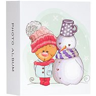 GOLD BABY Photo Album 114 Teddy Bear and Snowman - Photo Album