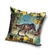CARBOTEX povlak na polštář T-Rex polední svačinka, 40×40 cm - Povlak na polštář