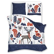 FARO Reversible Bedding Set Scandic Blue 140×200cm - Bed Linen