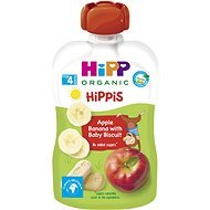 HiPP BIO 100 % ovocie Jablko-Banán-Jahoda od uk. 4. mesiaca, 100 g - Kapsička pre deti