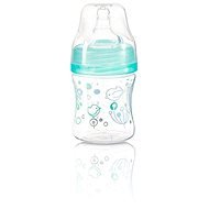 BabyOno Antikoliková fľaša so širokým hrdlom zelená, 120 ml - Dojčenská fľaša