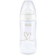 NUK FC+ fľaša s kontrolou teploty 300 ml, biela - Dojčenská fľaša
