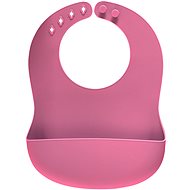REER Eat'n Tidy Silicone Bib, Pink - Bib
