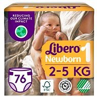 Libero Newborn 1 Jumbo (76 db) 2 - 5 kg - Eldobható pelenka