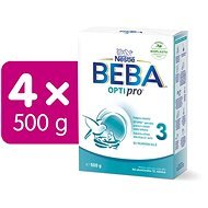 BEBA OPTIPRO 3 batolecí mléko, 4× 500 g - Baby Formula