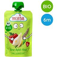 FruchtBar BIO ovocná kapsička s jablkem, hruškou a prosem 100 g - Meal Pocket