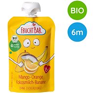 FruchtBar Organic fruit capsule with banana, orange, mango and coconut 100 g - Meal Pocket
