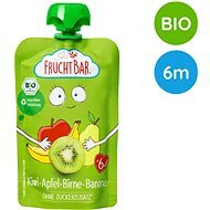 FruchtBar BIO ovocná kapsička jablko, banán, hruška a kiwi 100 g - Meal Pocket