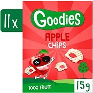 Goodies 100 % jablečné chipsy 11× 15 g - Crisps for Kids