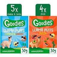 Goodies chrumky Lama mix príchuťou 9× 30 g - Chrumky pre deti