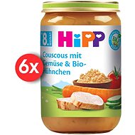 HiPP BIO Couscous with vegetables and chicken meat, 6 x 220 g - Baby Food