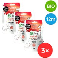 Petra & Friends BIO Fruit pieces with strawberries and goat milk 3×10 g - Fruit Snack for Kids