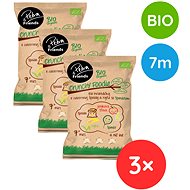 Petra & Friends Organic spelt stars with rice and spinach 3×30 g - Crisps for Kids