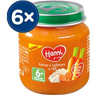 Hami Carrots with chicken and rice 6×125 g - Baby Food
