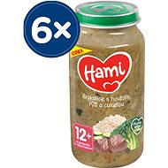 Hami Brokolice s hovězím, rýží a cuketou 6× 250 g - Příkrm