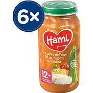 Hami Spaghetti with sea pike, tomatoes and zucchini 6×250 g - Baby Food