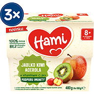 Hami fruit starter Apple kiwi acerola 3×400 g - Baby Food