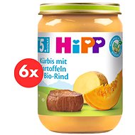HIPP BIO Pumpkin, potatoes and beef from 4 - 6 months, 6× 190 g - Baby Food