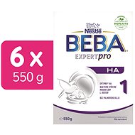 BEBA EXPERTpro HA 1, infant formula, from birth, 6×550 g - Baby Formula