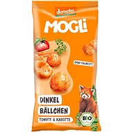 MOGLi Organic spelt balls with tomatoes and carrots (Demeter certified) 40 g - Crisps for Kids