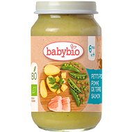BABYBIO Organic peas and potatoes with salmon 200 g - Baby Food
