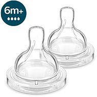 Philips AVENT SCY764/02 Anti-colic Teat, Fast Flow 6m+, 2 pcs - Teat