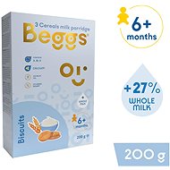 Beggs milk 3 grain porridge with biscuits (200 g) - Milk Porridge