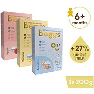 Beggs porridge mix with whole milk (3×200 g) - Milk Porridge