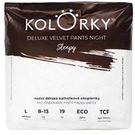 COLOR DELUXE VELVET PANTS NIGHT Sleepy sized. L (19 pcs) - Disposable Nappies