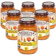 Rudolfs Organic Vegetables with rice and lamb 6 × 190 g - Baby Food