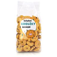 Allnature gluten-free caramel rings 80 g - Crisps for Kids