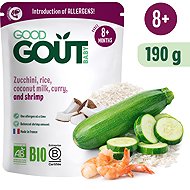 Good Gout Organic prawns with rice, zucchini and coconut milk 190 g - Meal Pocket