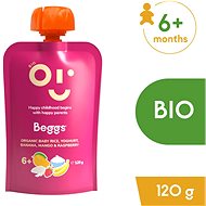 Beggs BIO Children's rice with yoghurt, banana, mango and raspberries 120 g - Meal Pocket
