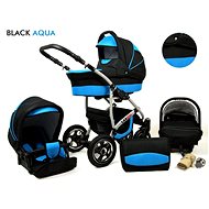 RAF-POL 3-in-1 Largo 9 Turquoise - Baby Buggy