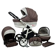 RAF-POL 3-in-1 Alu Way 3 Light Pink - Baby Buggy