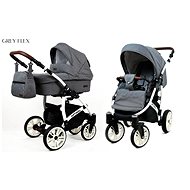 RAF-POL 2-in-1 Optimal Grey Flex - Baby Buggy