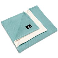 T-TOMI Knitted Blanket WARM Mint Waves - Blanket