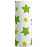 T-TOMI ORGANIC Bamboo Towel Green stars - Children's Bath Towel