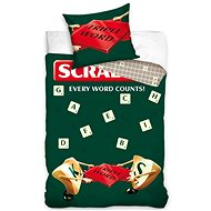CARBOTEX Reversible Children's Bedding Scrabble Triple Word 140×200cm - Bed Linen