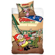 CARBOTEX Reversible Children's Bedding Courage the Cowardly Dog 140×200cm - Bed Linen