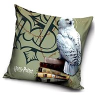 CARBOTEX povlak na polštářek Harry Potter moudrá sova Hedvika 40×40 cm  - Povlak na polštář